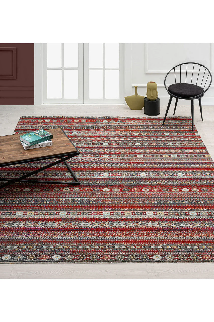 24-Seven- Le Souk Red Rug - Image 11