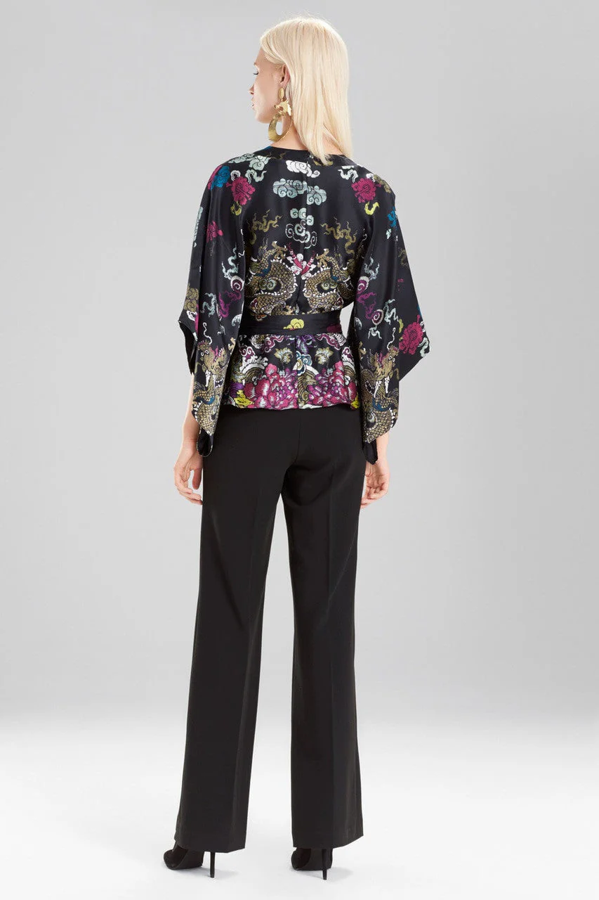 Abstract Dragon Kimono Top - Image 3