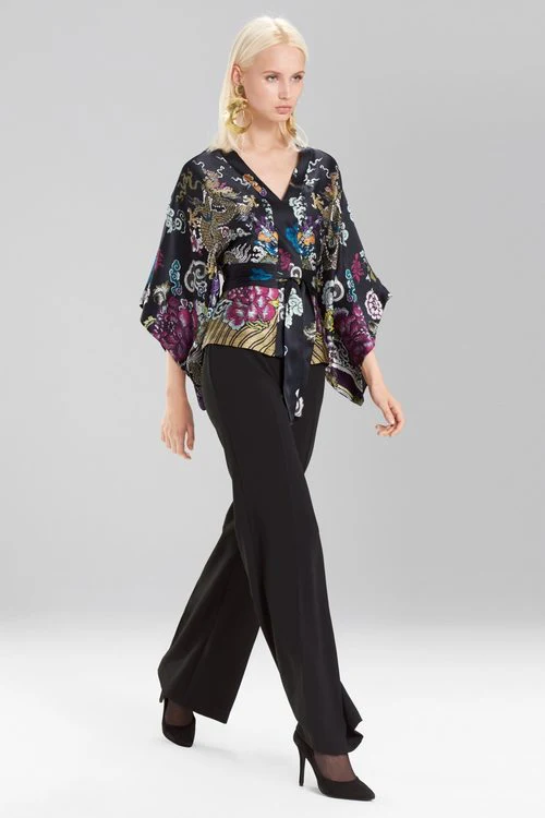 Abstract Dragon Kimono Top - Image 4