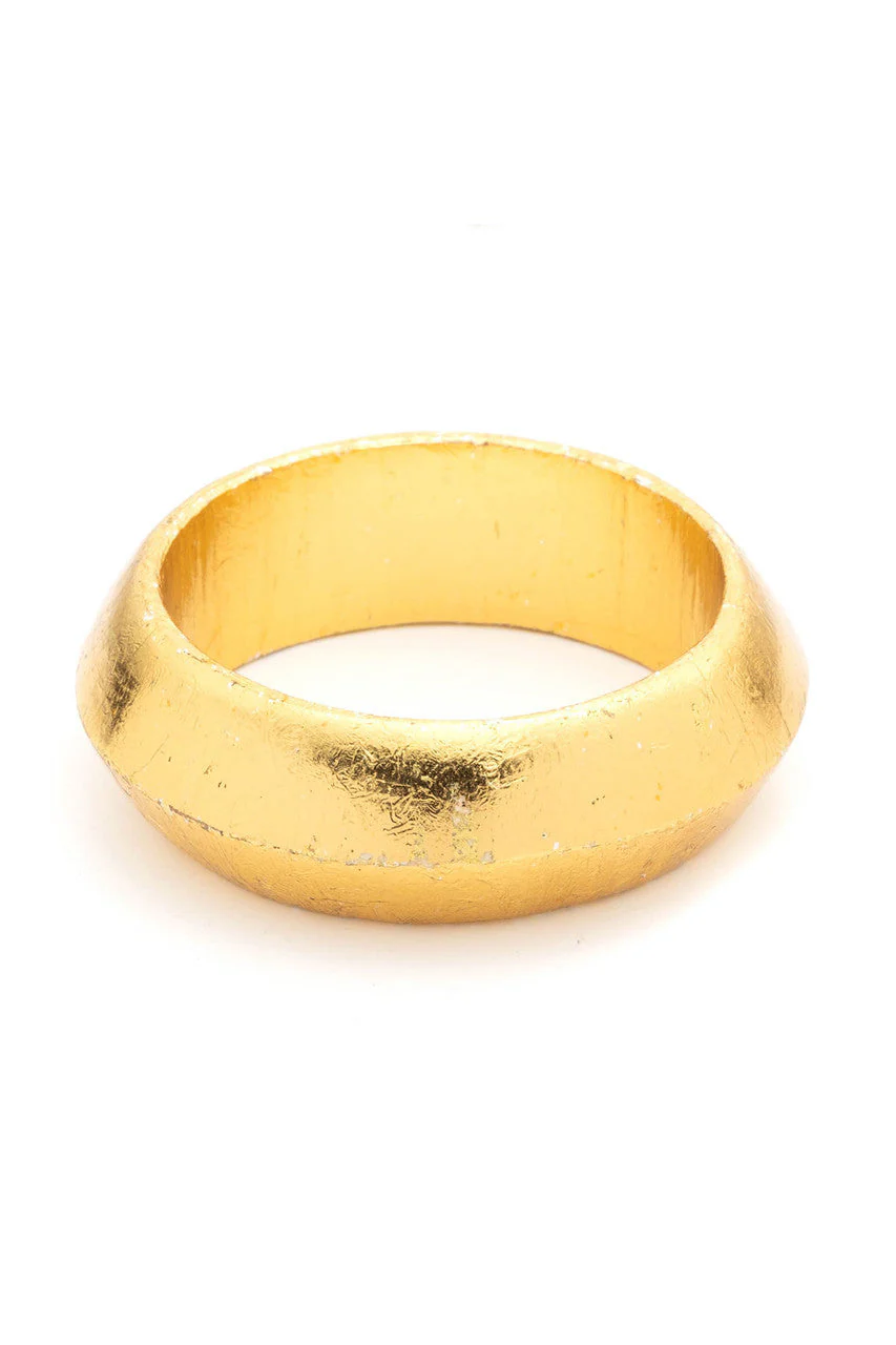 Acacia Wood Thin Bangle Bracelet - Image 2