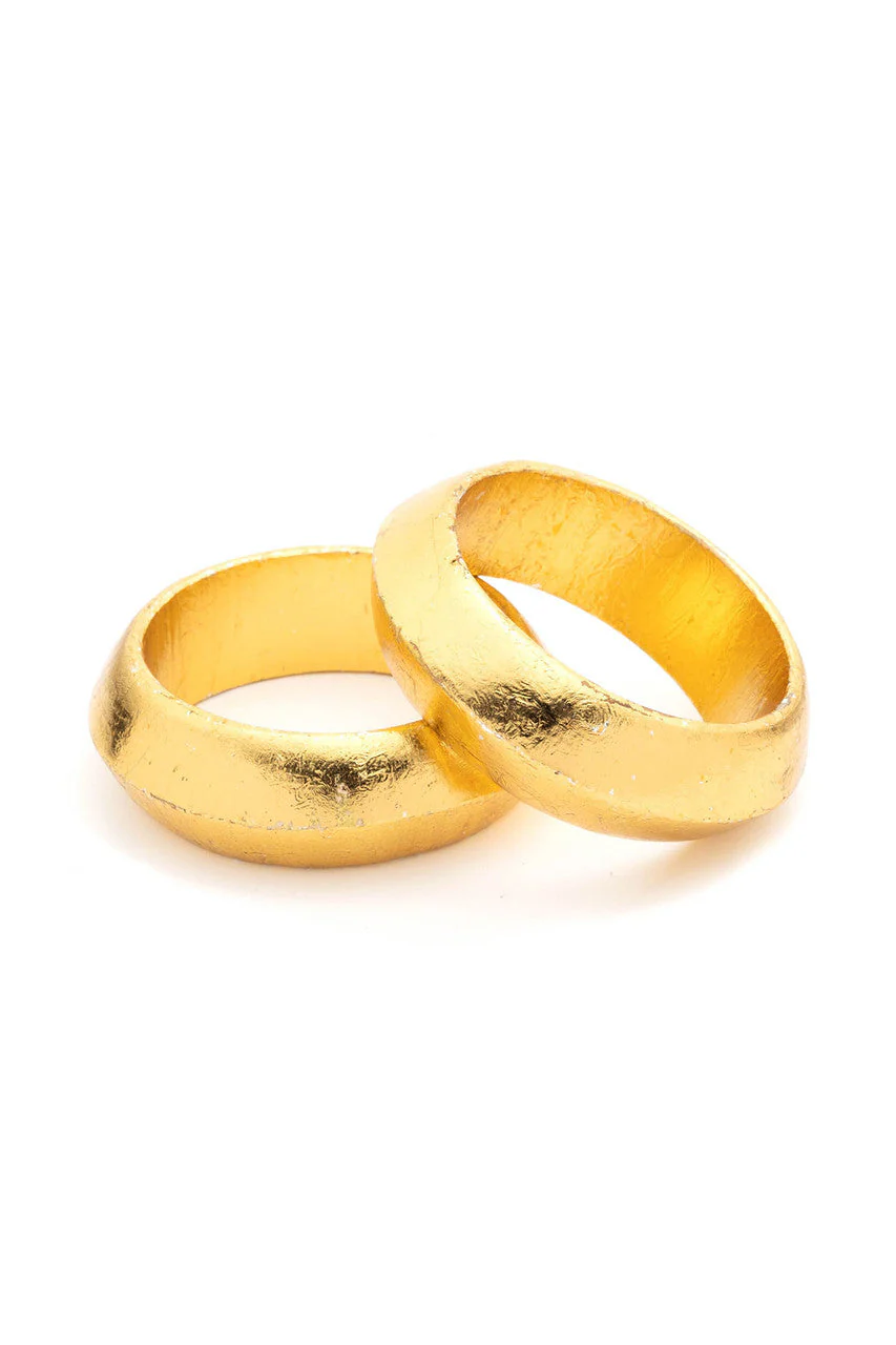 Acacia Wood Thin Bangle Bracelet - Image 3