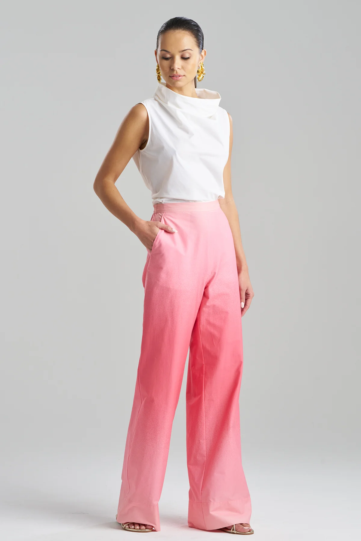 Akari Cotton Pull On Pants - Image 3