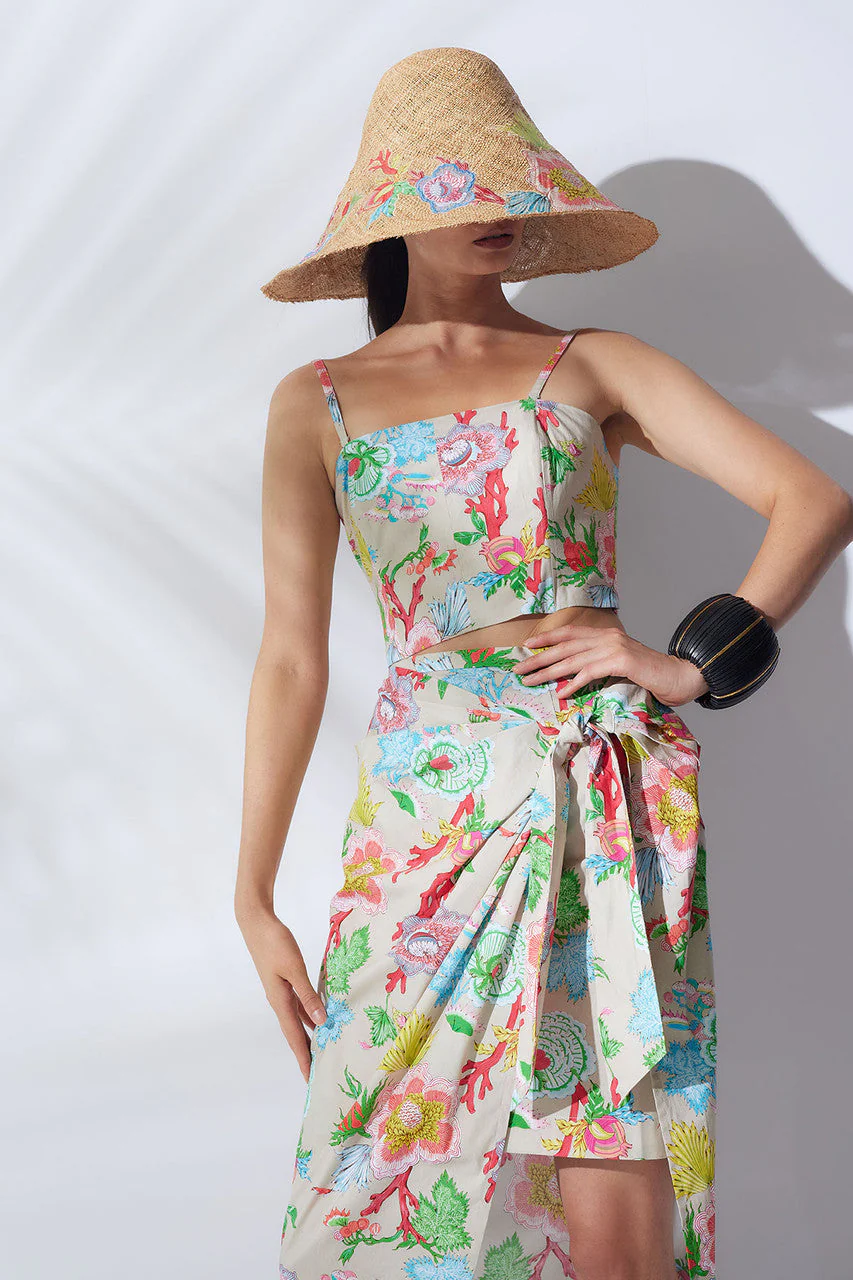 Amanpulo Cotton Poplin Bustier - Image 3