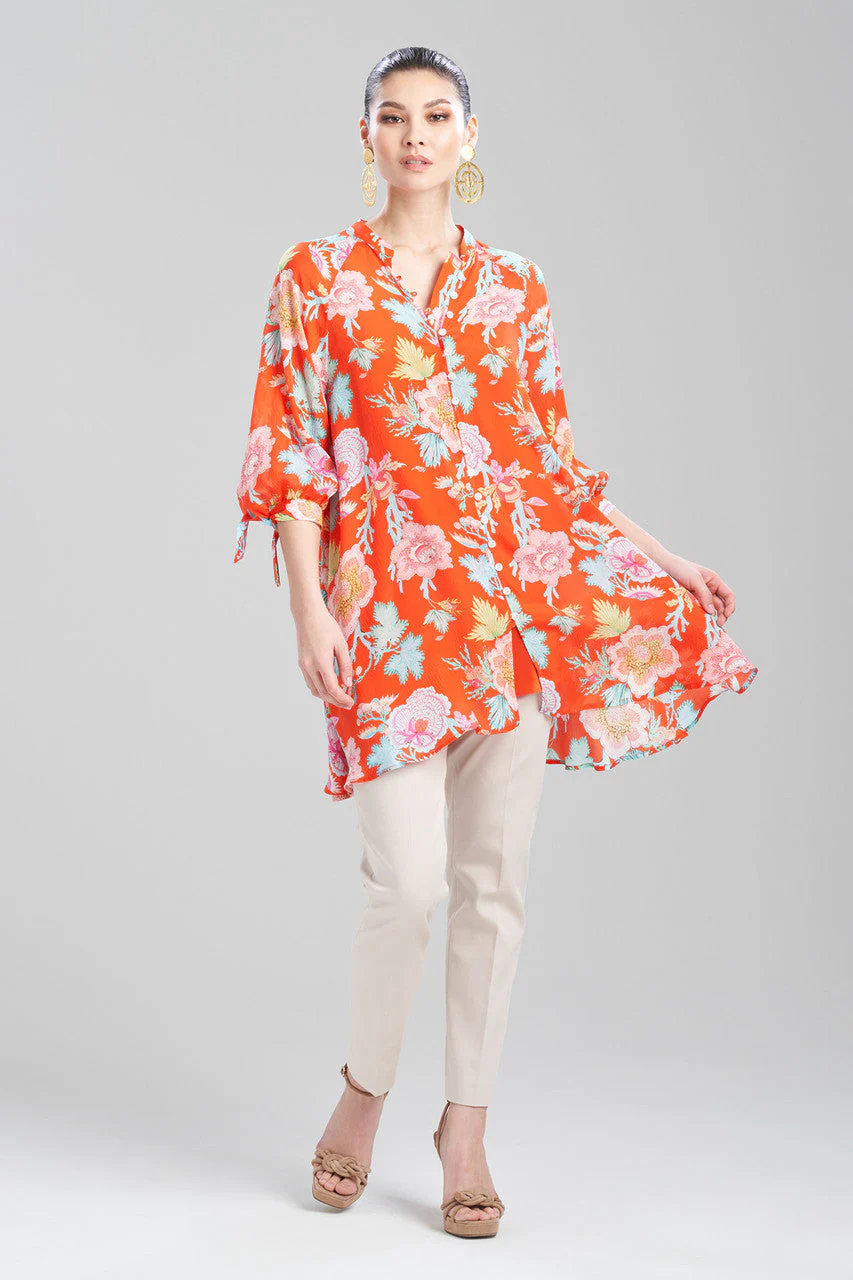 Amanpulo Obi Silk Oversized Top - Image 2