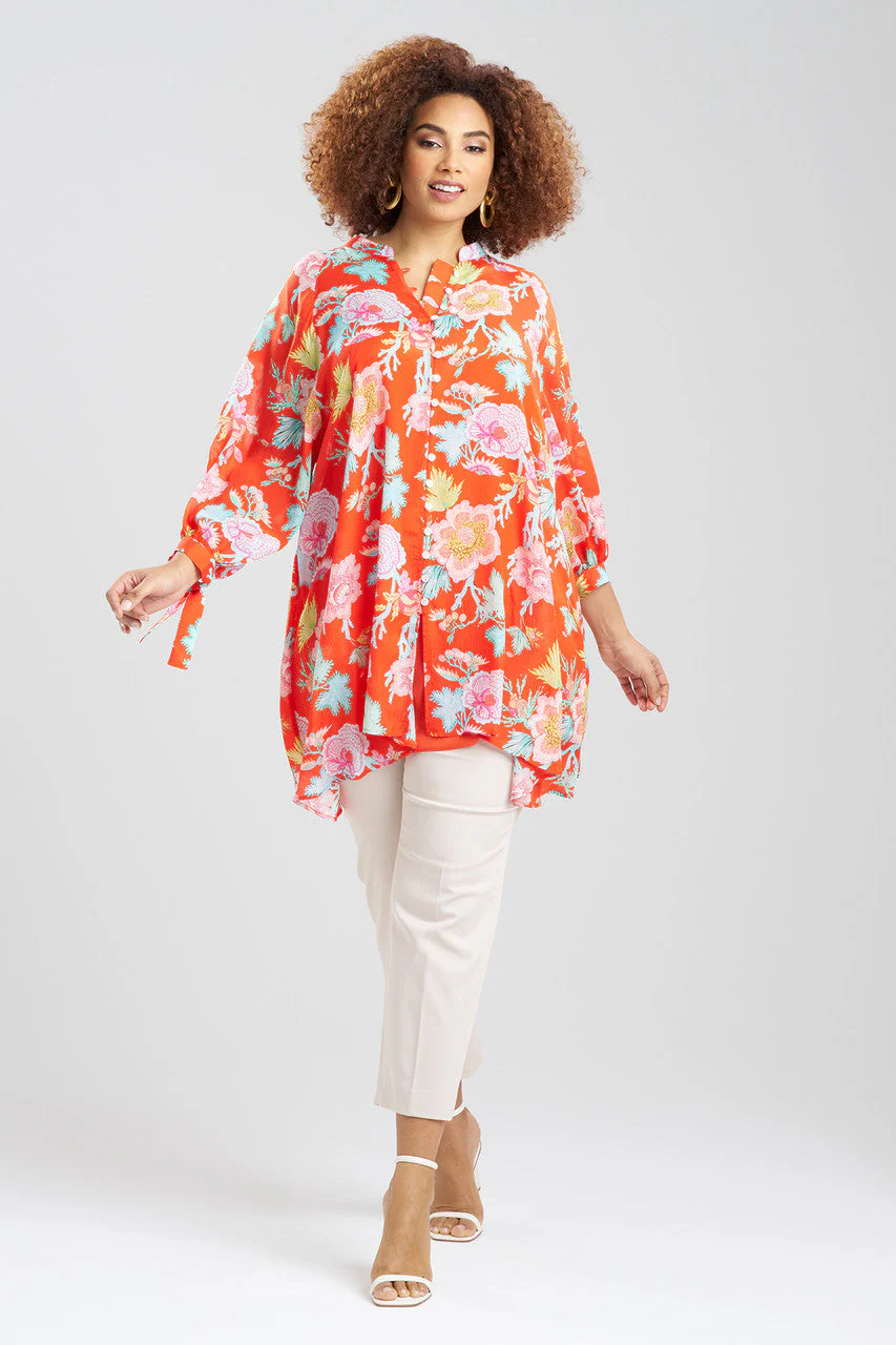 Amanpulo Obi Silk Oversized Top - Image 6