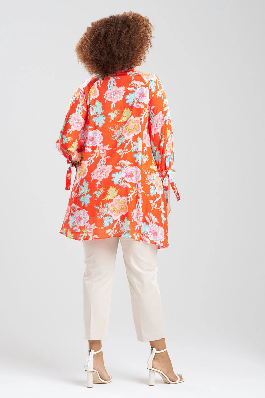 Amanpulo Obi Silk Oversized Top - Image 7
