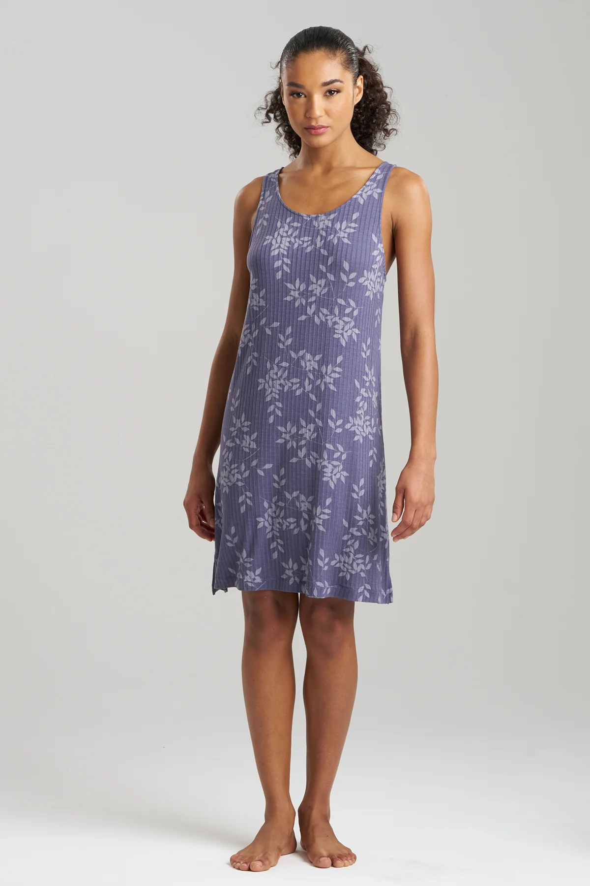 Aria Printed Rib Ease Chemise - Image 2