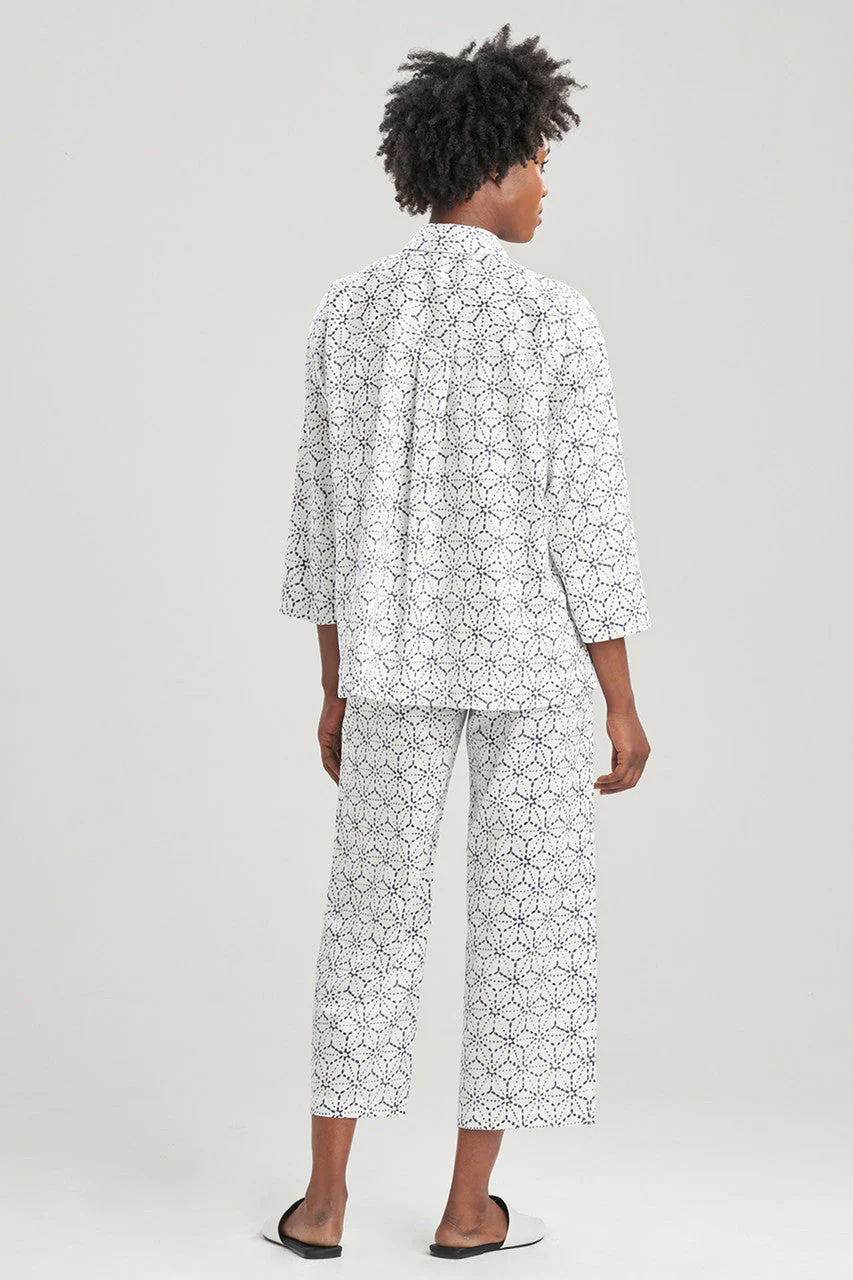 Asagao-Printed Cotton Sateen PJ - Image 5
