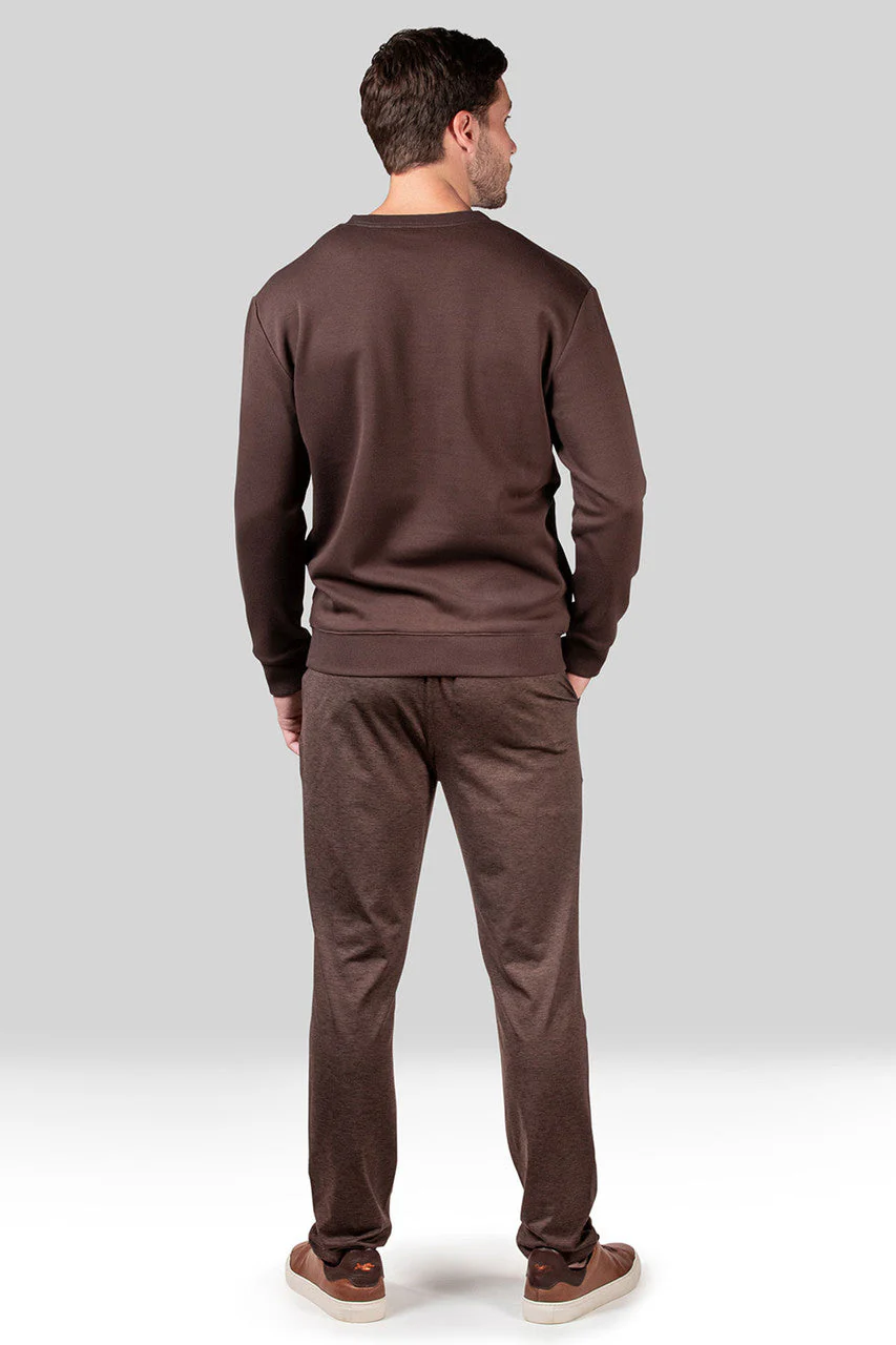Bagani Brushed Fleece Side Zip Pullover Sweatshirt - Image 3