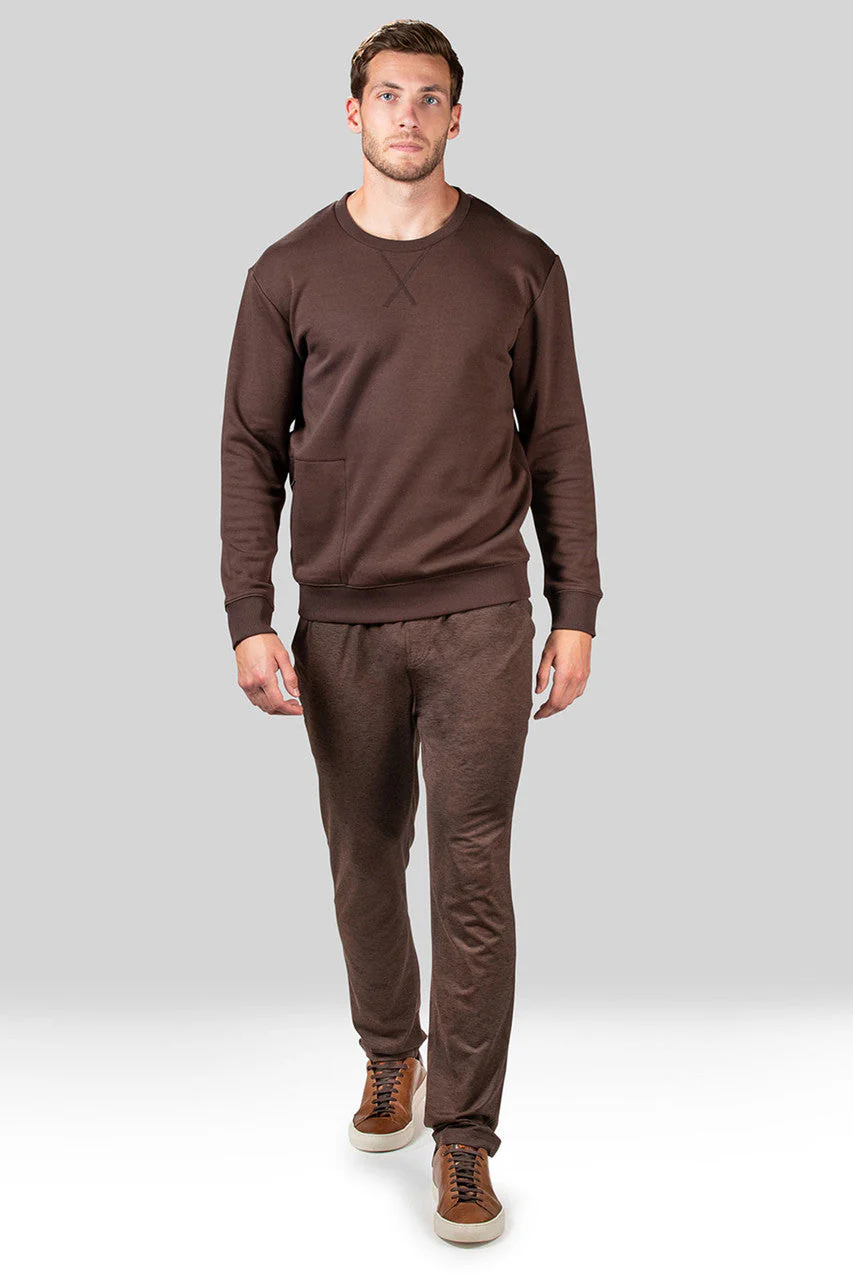 Bagani Brushed Fleece Side Zip Pullover Sweatshirt - Image 4