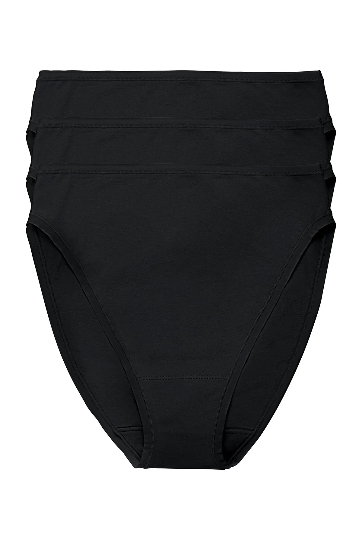 Bliss Bare Cotton High Cut Brief 3-Pack