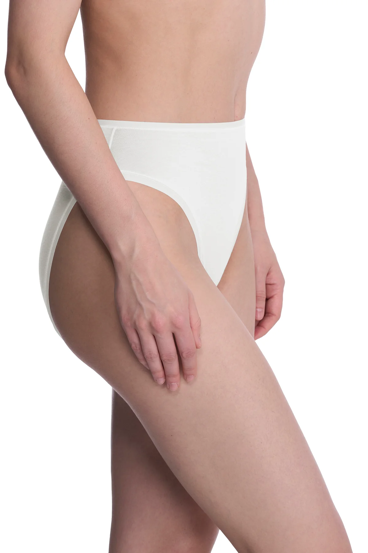 Bliss Bare Cotton High Cut Brief - Image 3