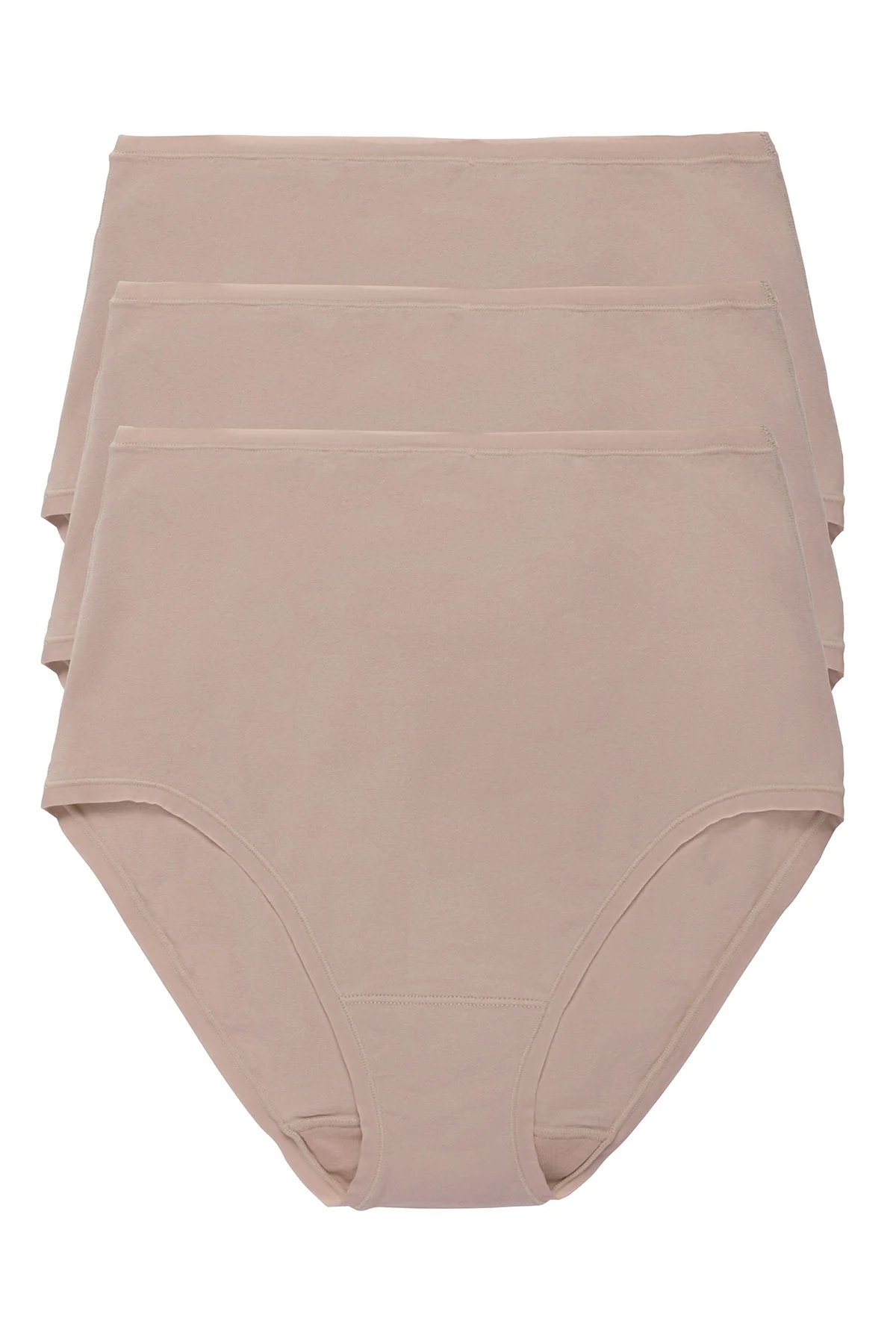Bliss Bare Cotton High Waist Brief 3-Pack