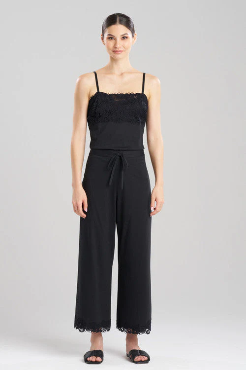 Bliss Harmony Lace Applique Cropped Pants