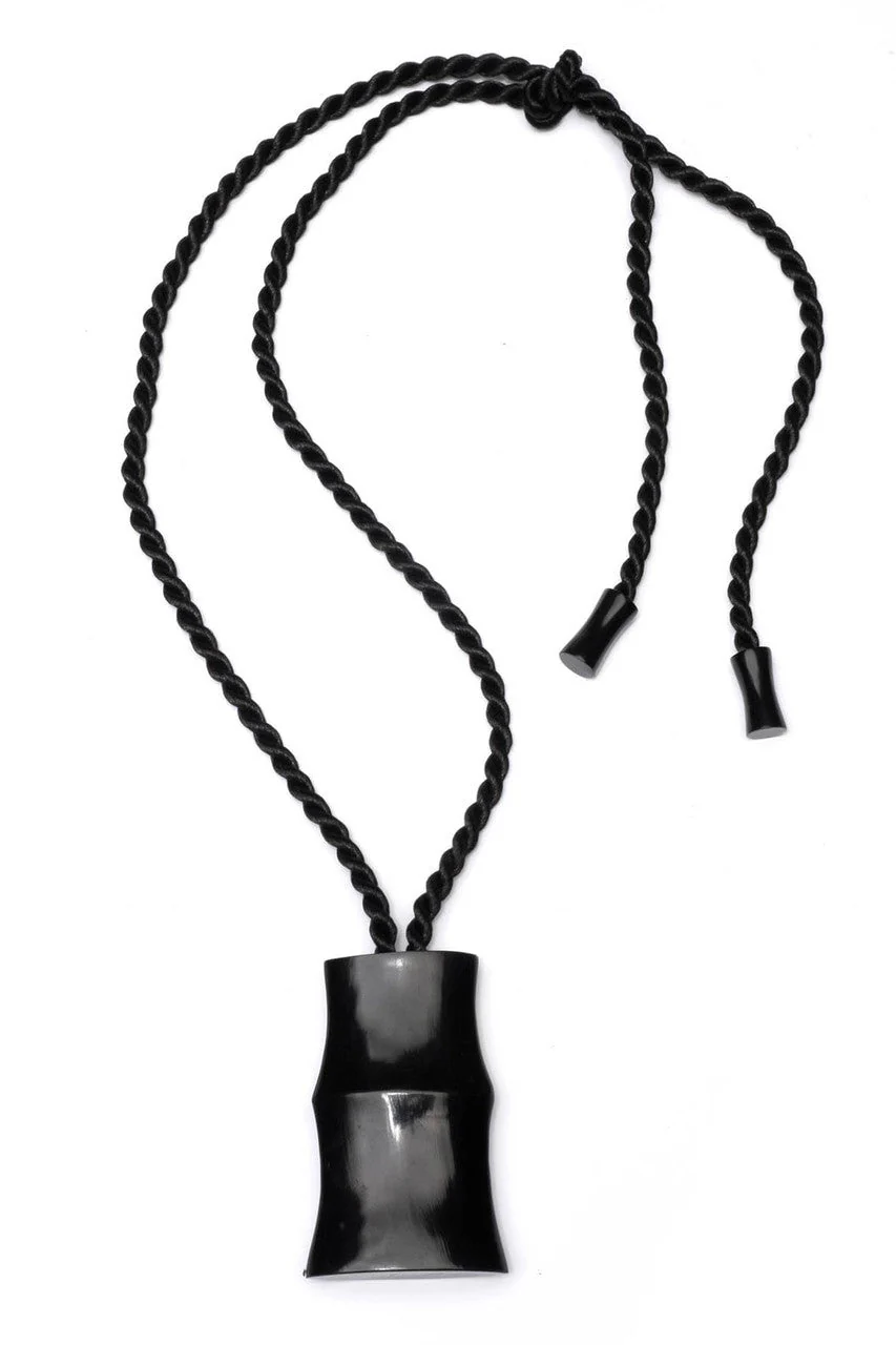 Buffalo Bamboo Shaped Necklace - Image 2