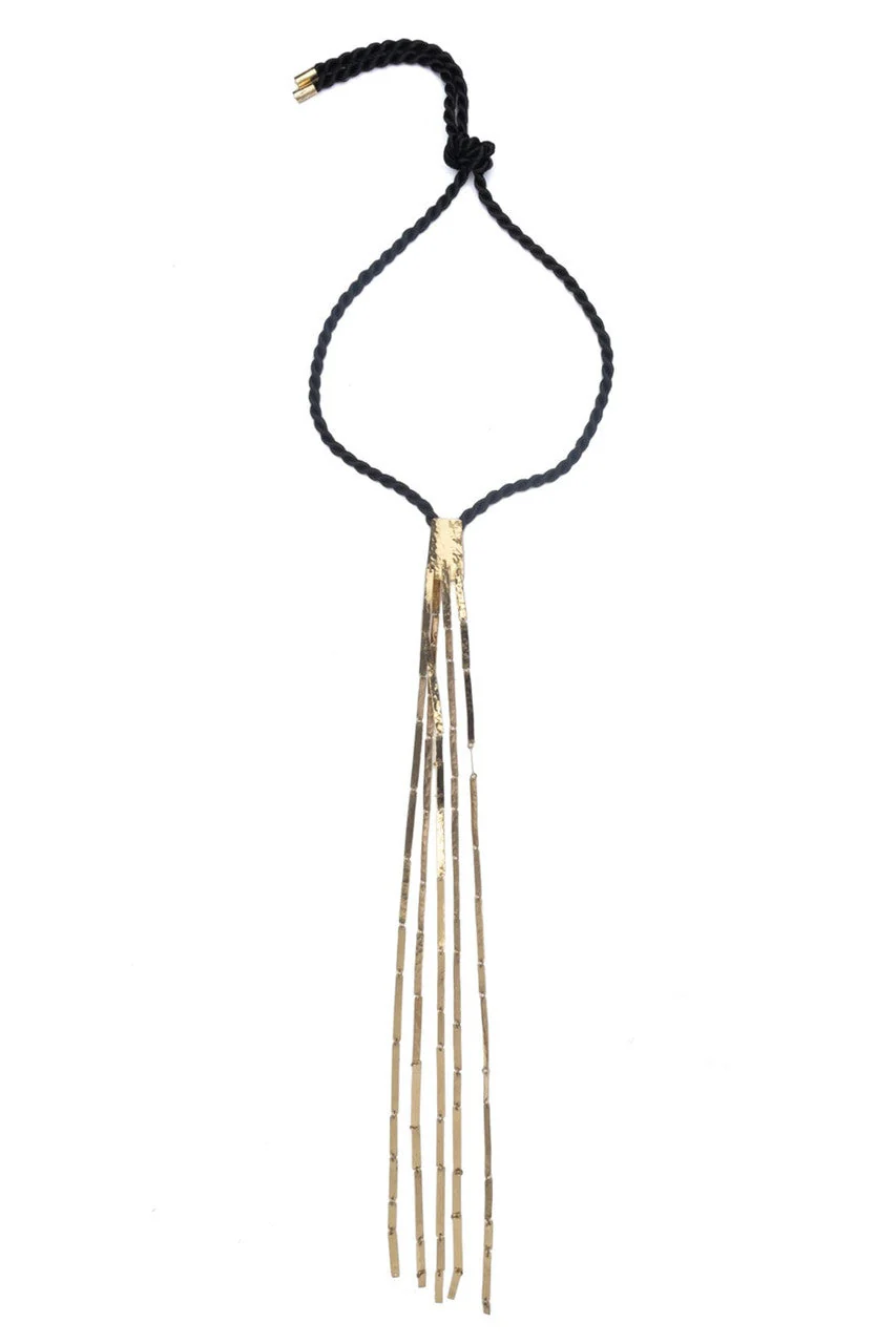 Buffed Brass Necklace