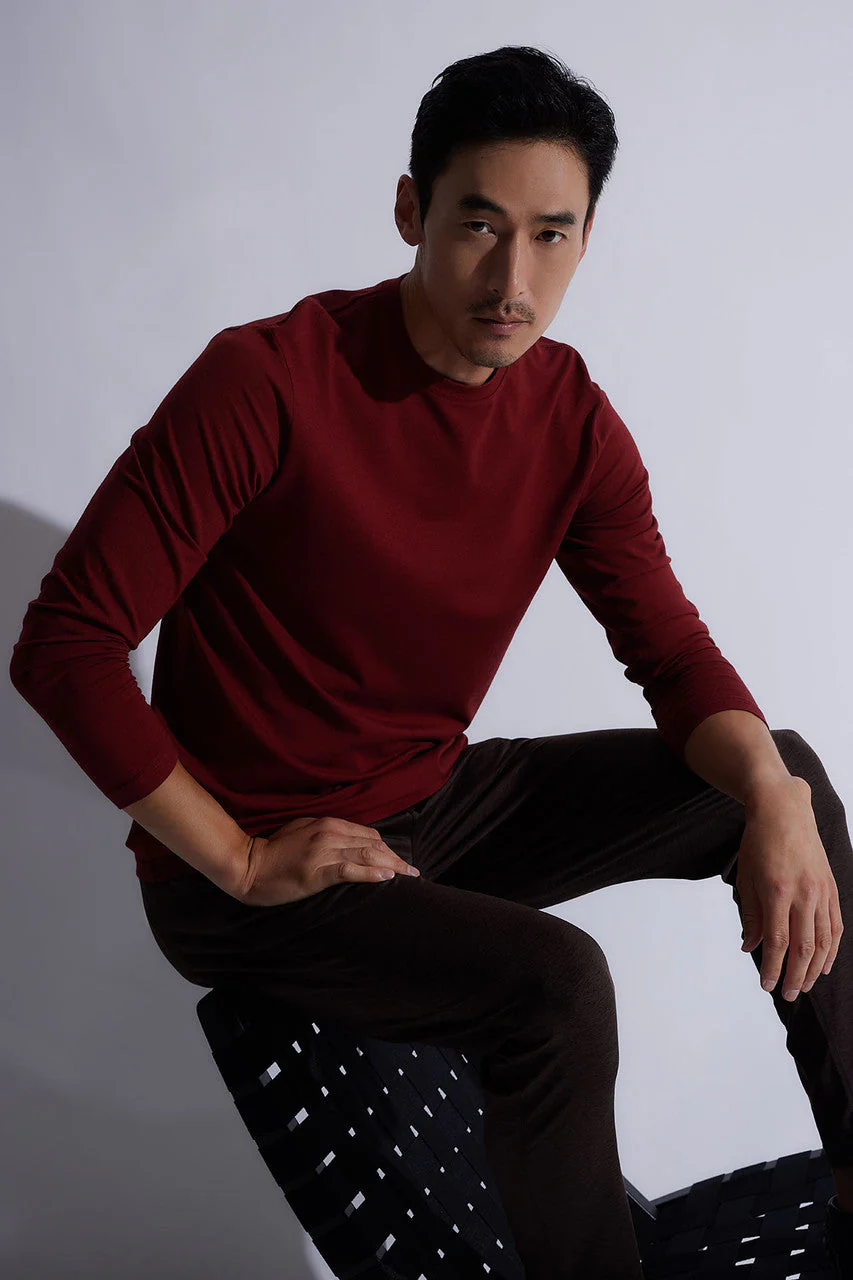 Buji Jersey Modal Crew Neck Tee - Image 4