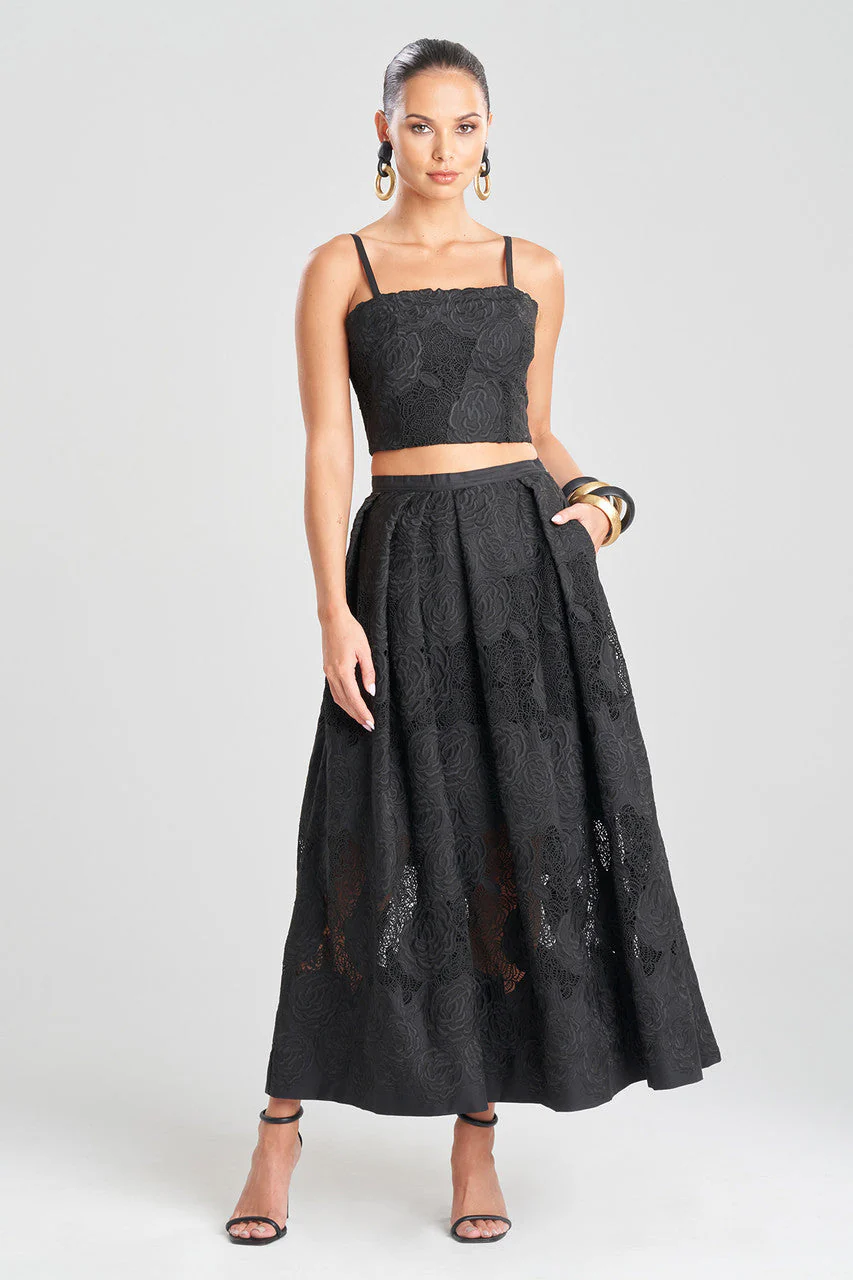 Calado Embroidery Cotton Bustier - Image 2