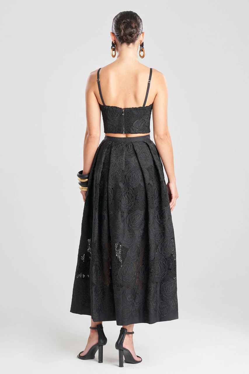 Calado Embroidery Cotton Bustier - Image 3