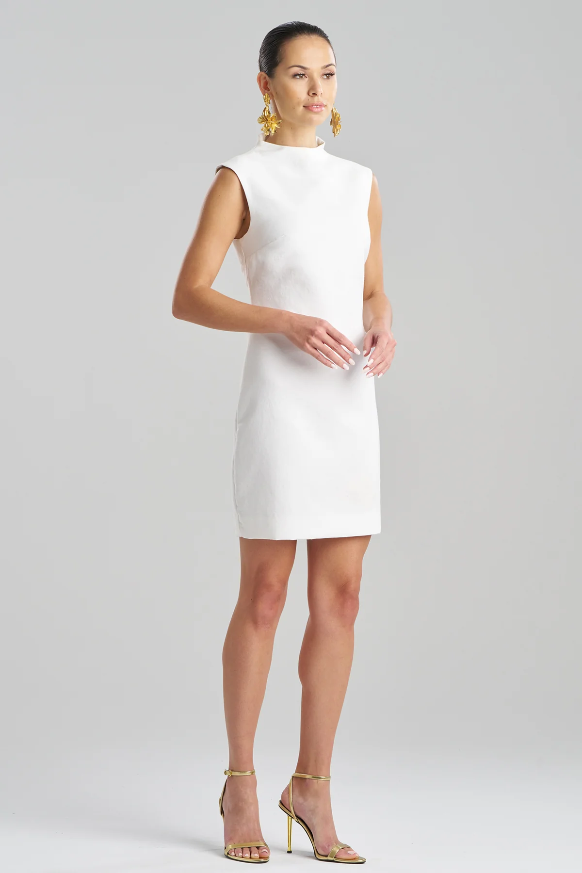 Canvas Cotton Sheath Dress - Image 2