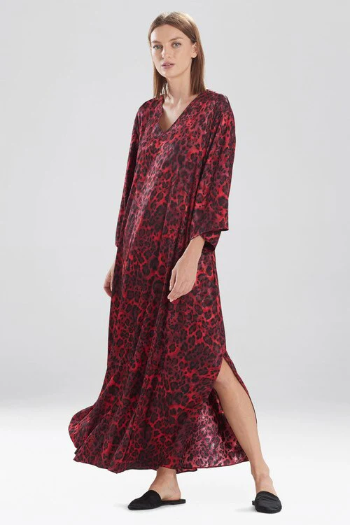 Cheetah 3/4 Sleeve Caftan