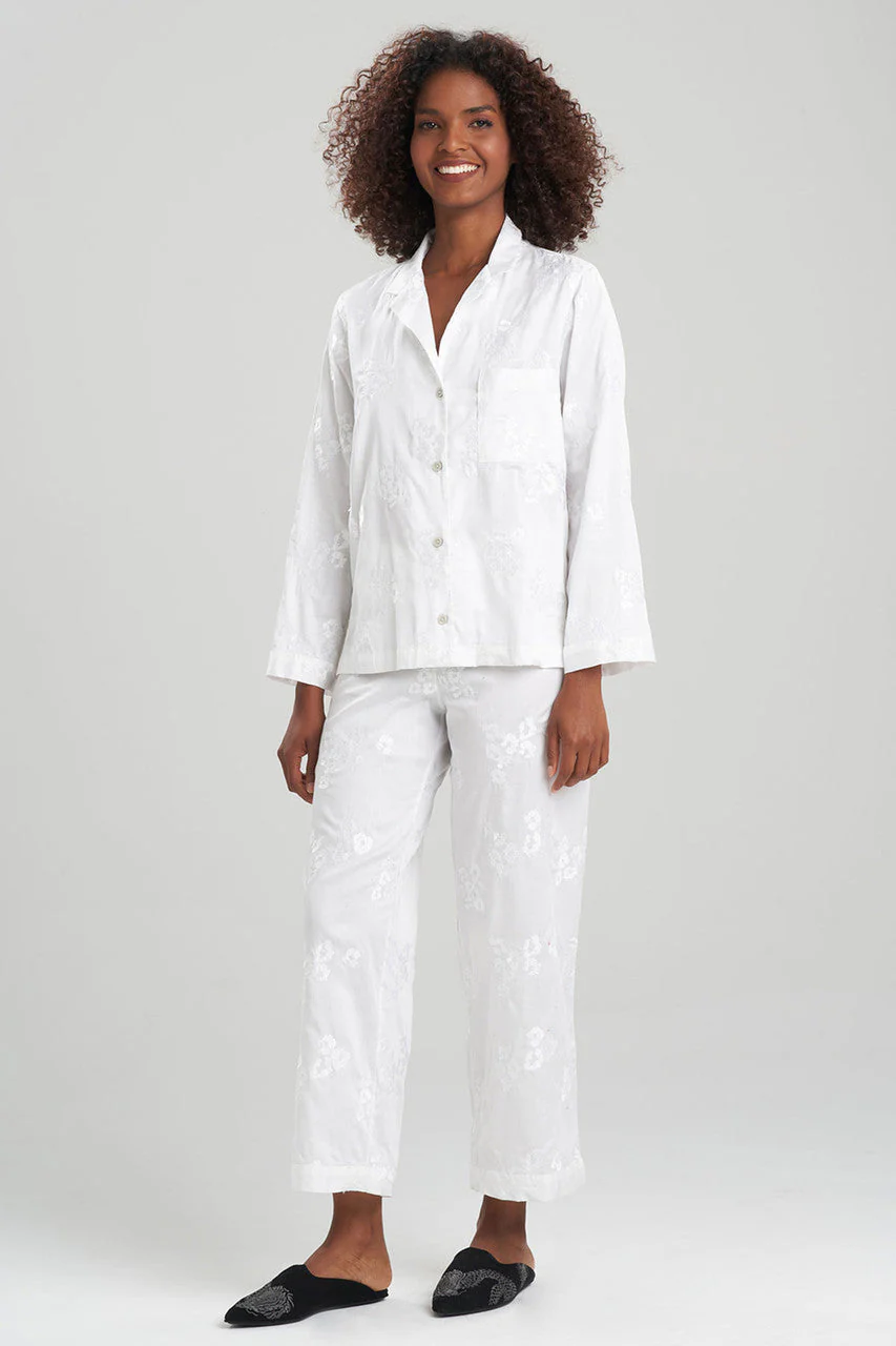 Cheetah Embroidery Cotton PJ - Image 2