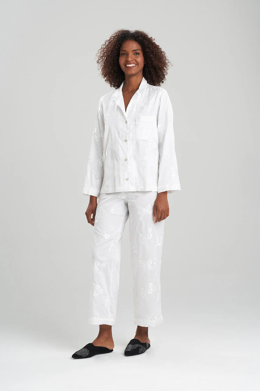 Cheetah Embroidery Cotton PJ - Image 3