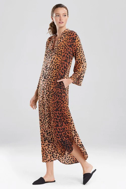 Cheetah Slim Fit Caftan