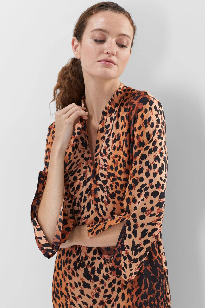 Cheetah Slim Fit Caftan - Image 3