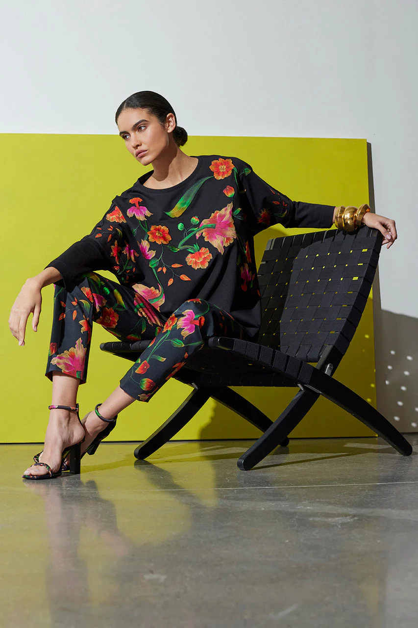 Chikayo-Cotton Sateen Pants - Image 6