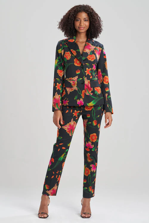 Chikayo-Cotton Sateen Tailored Blazer Jacket - Image 12