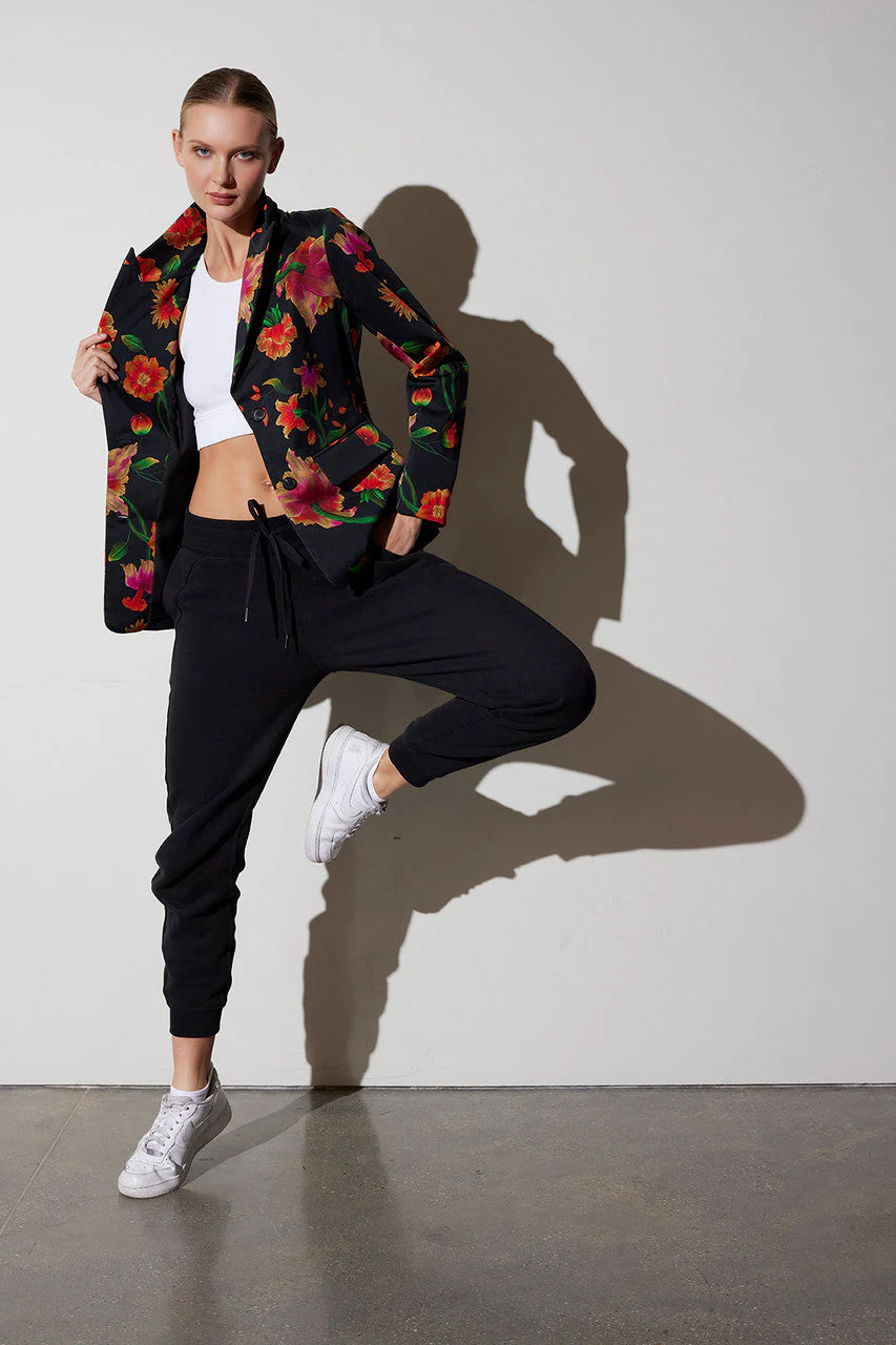 Chikayo-Cotton Sateen Tailored Blazer Jacket - Image 4