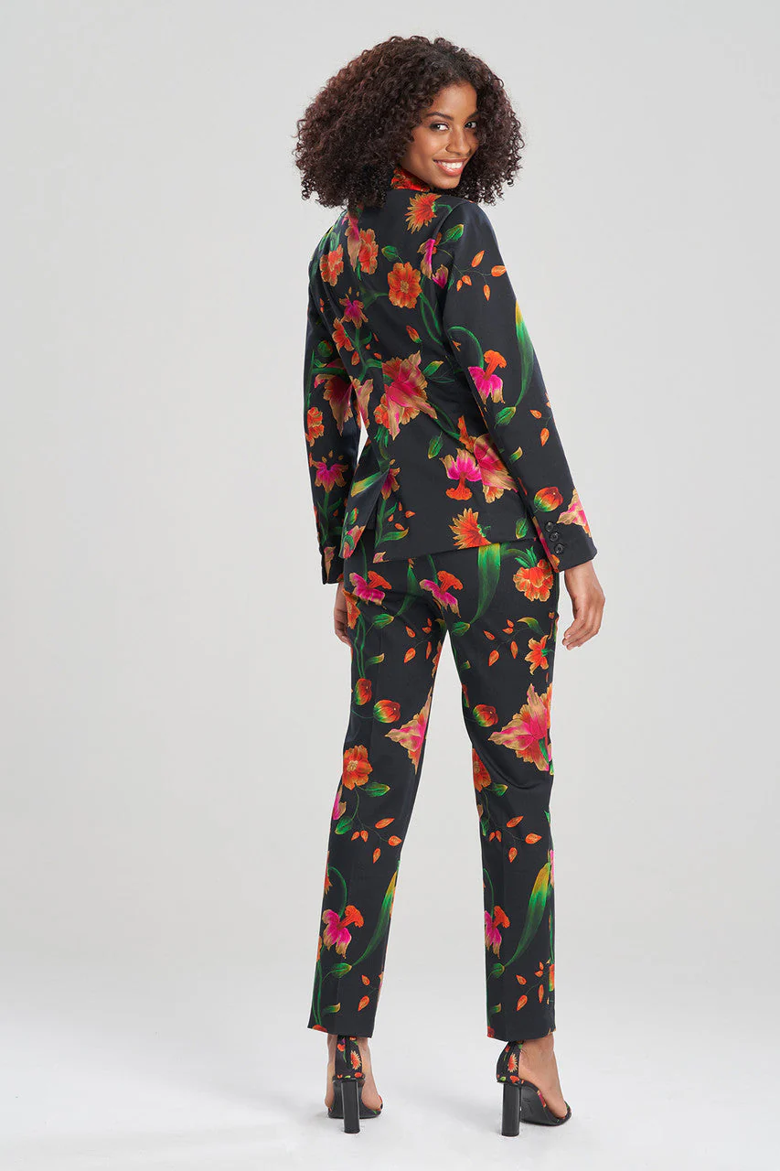 Chikayo-Cotton Sateen Tailored Blazer Jacket - Image 8