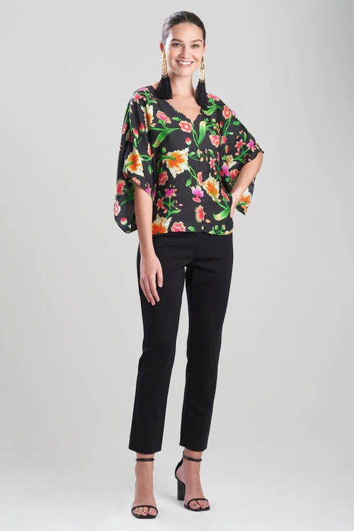 Chikayo-Obi Silk Kimono Top