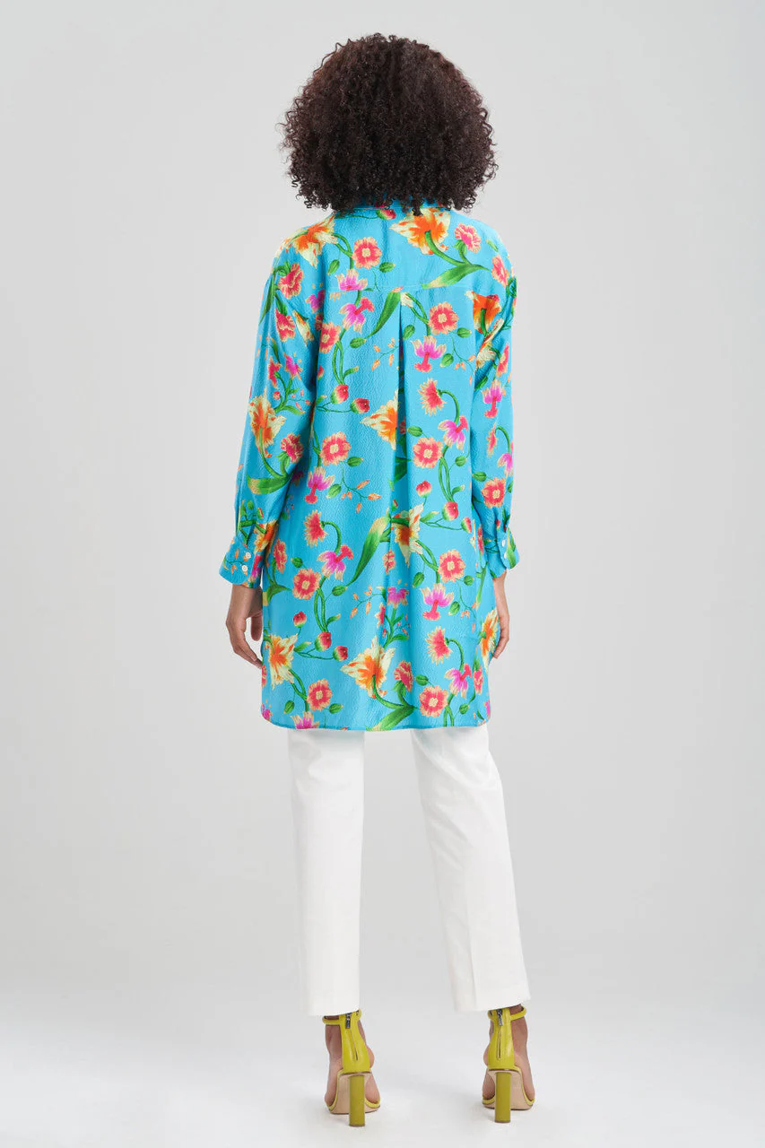 Chikayo-Obi Silk Oversized Shirt - Image 2