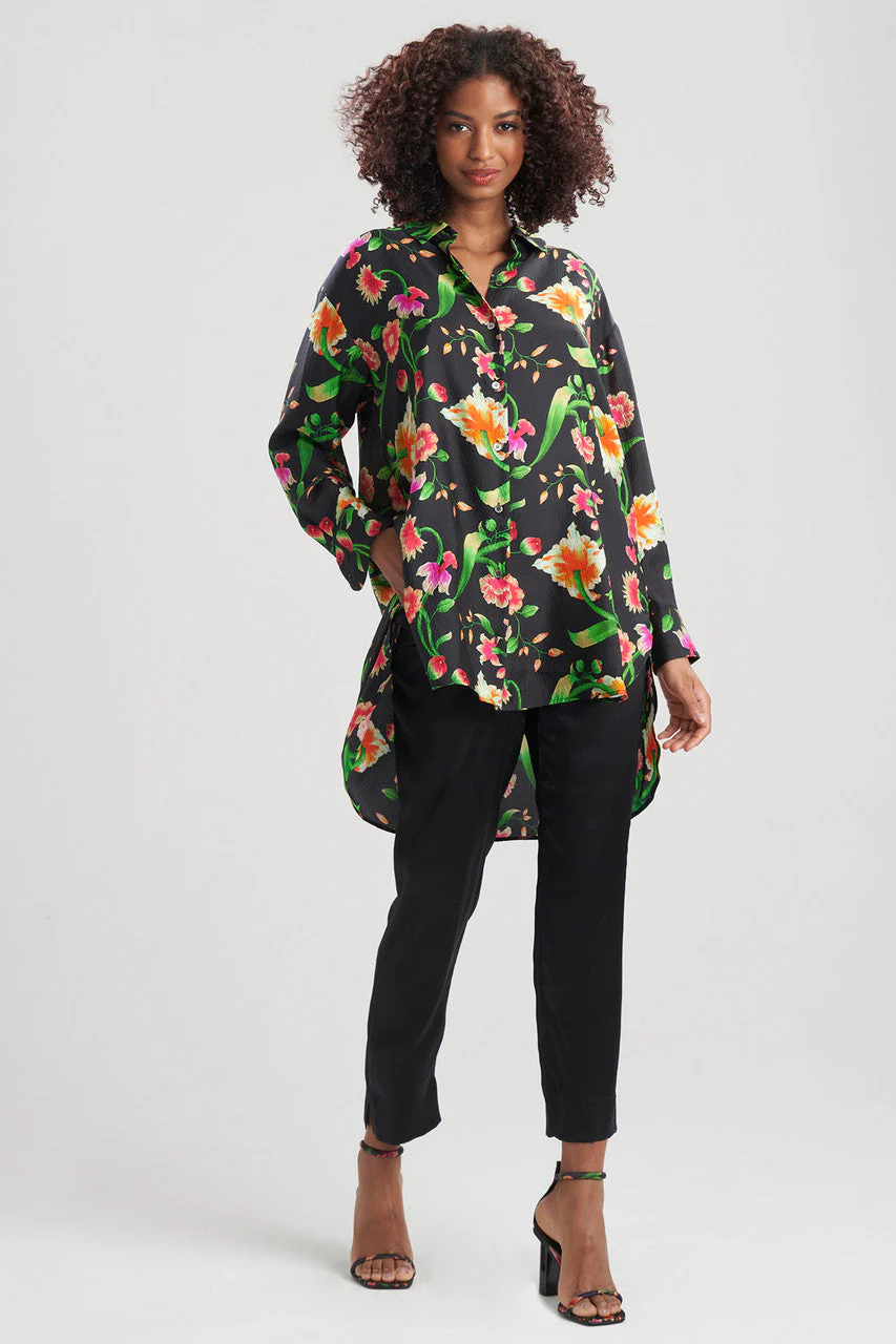Chikayo-Obi Silk Oversized Shirt - Image 2
