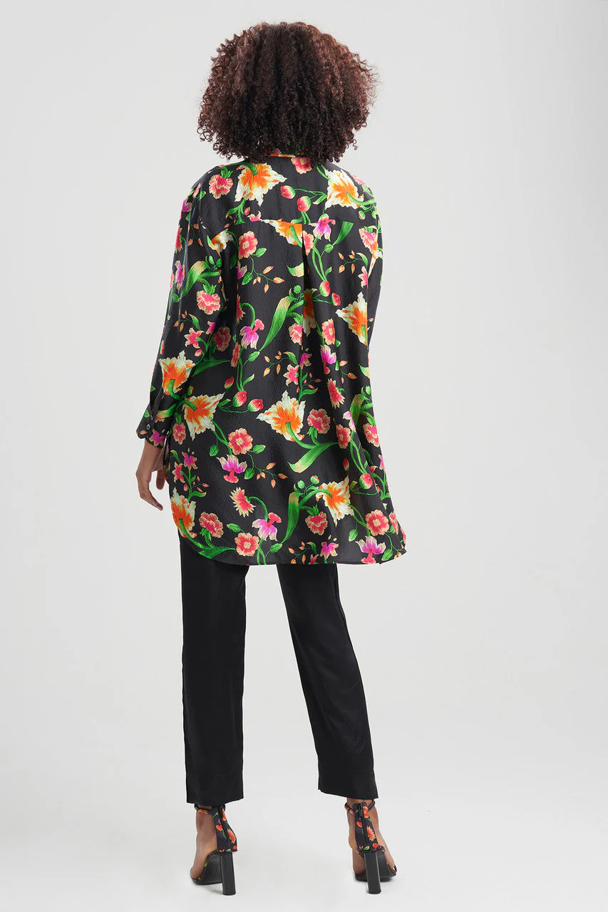 Chikayo-Obi Silk Oversized Shirt - Image 3