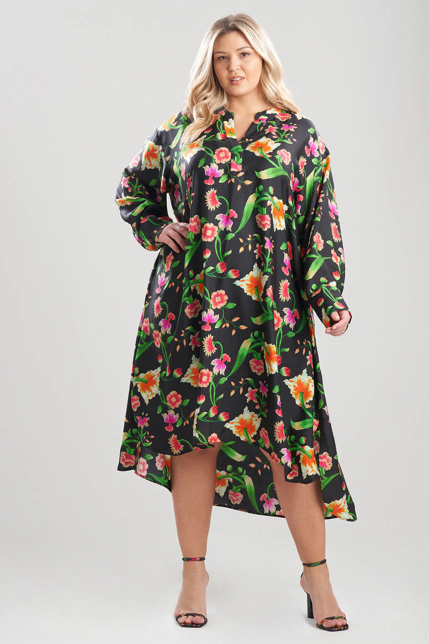 Chikayo-Obi Silk Oversized Shirtdress - Image 5