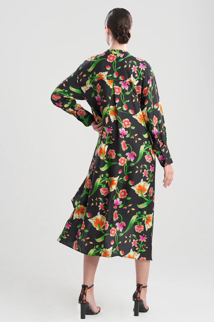 Chikayo-Obi Silk Oversized Shirtdress - Image 6
