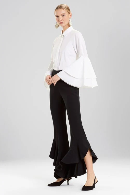 Core Crepe Ruffle Pants - Image 8