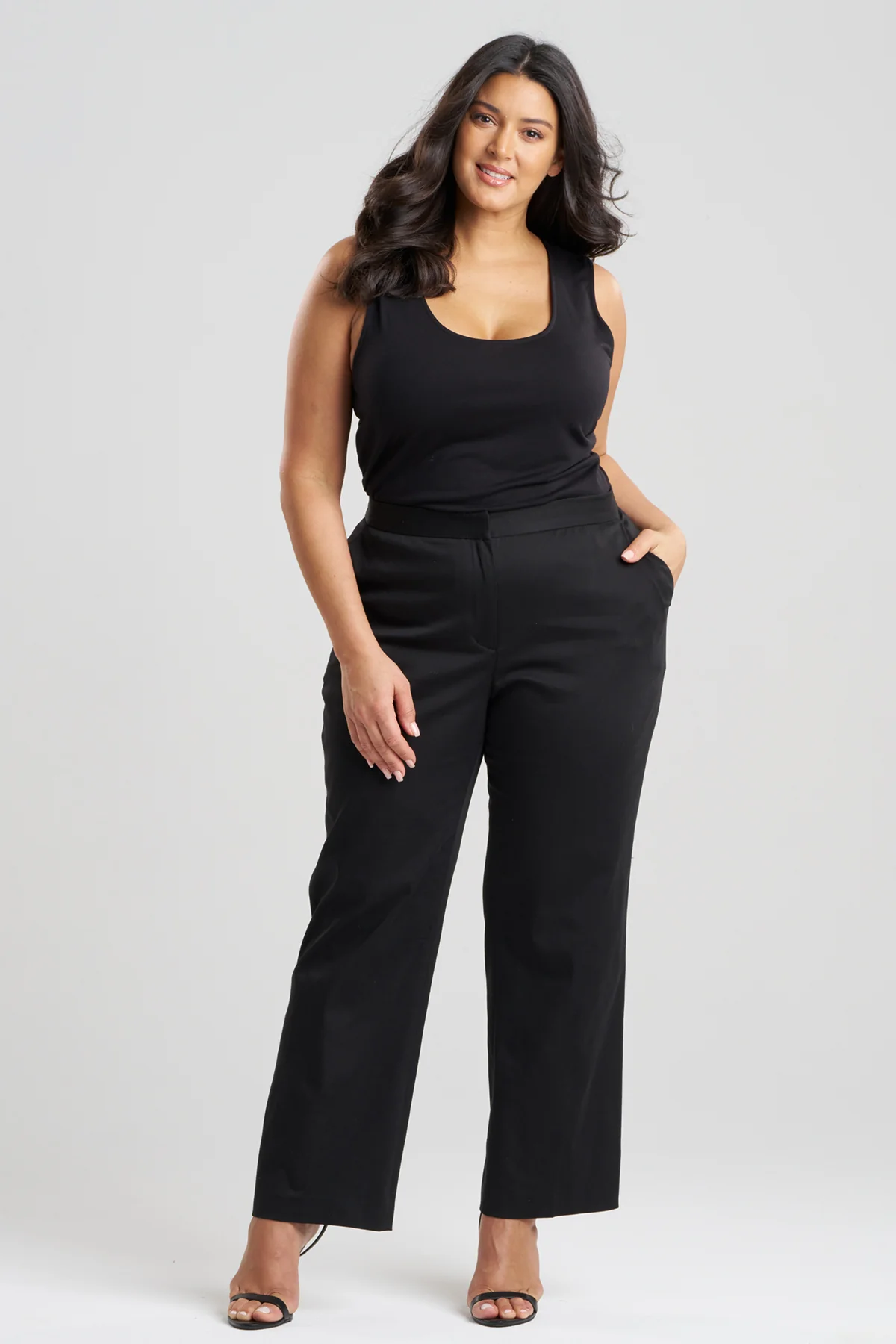 Cotton Chino Front Zip Pants - Image 3