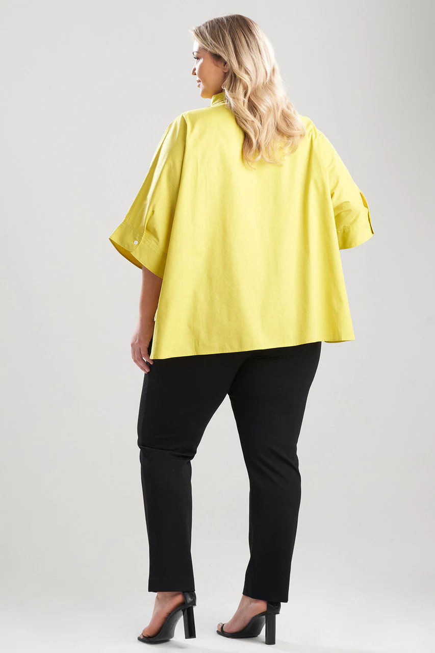 Cotton Poplin Applique Caftan Shirt - Image 6