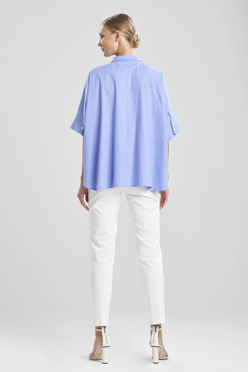 Cotton Poplin Caftan Shirt - Image 3