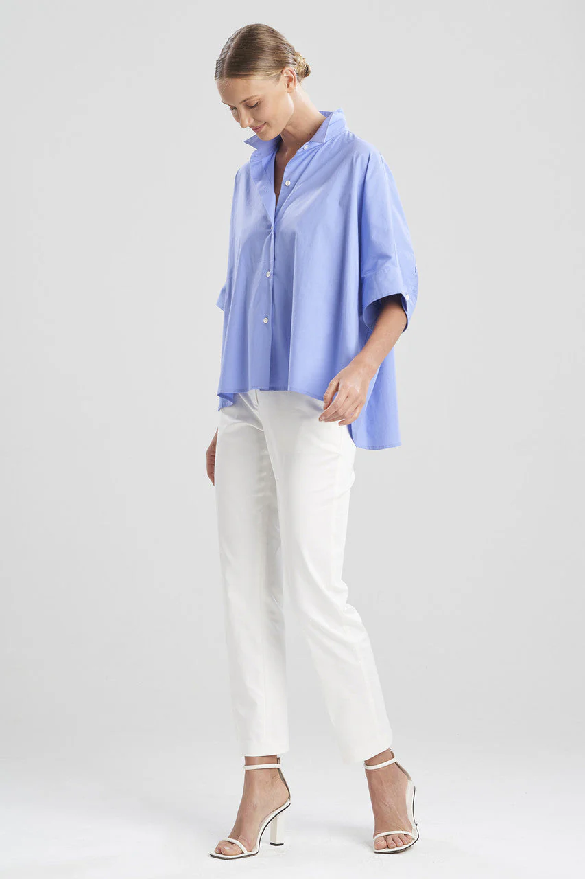 Cotton Poplin Caftan Shirt - Image 4