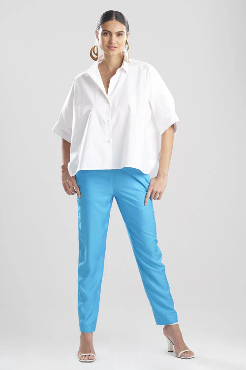 Cotton Poplin Caftan Shirt