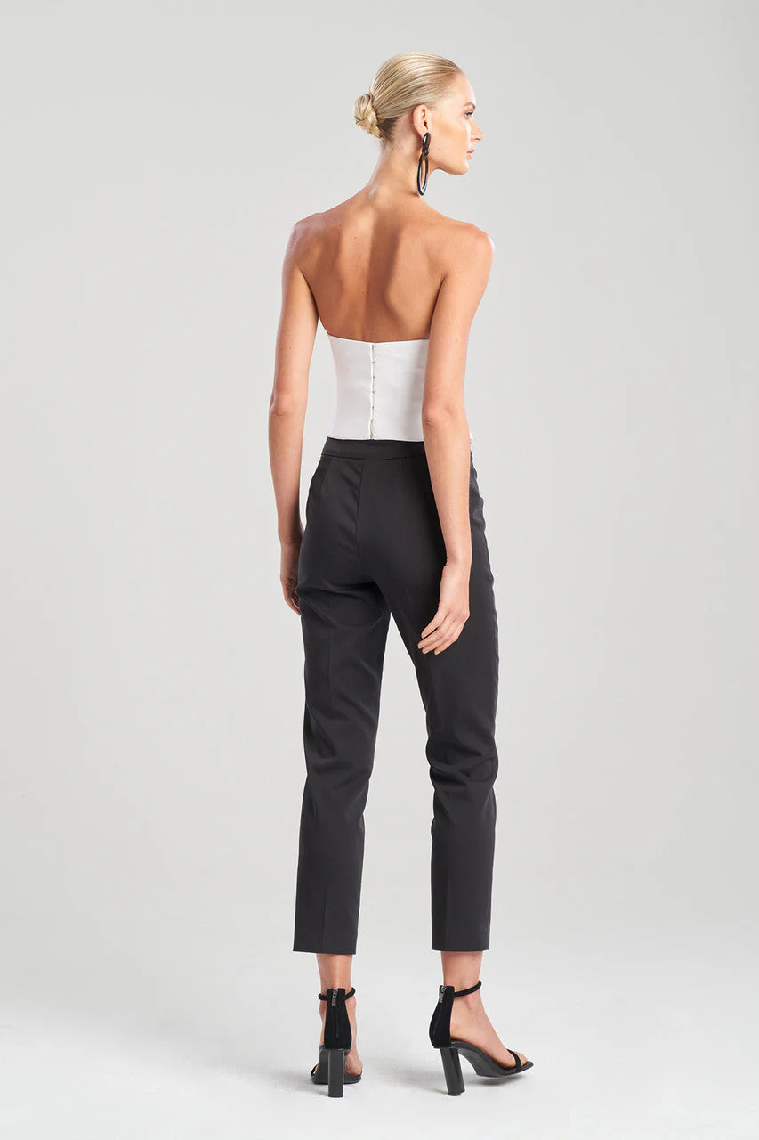Cotton Poplin Embroidered Bustier - Image 2