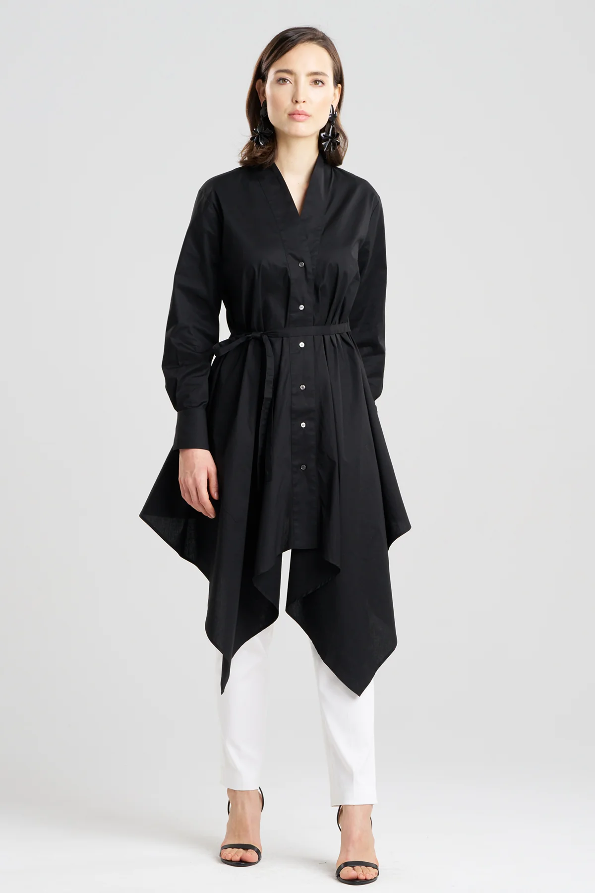 Cotton Poplin Handkerchief Tunic - Image 2