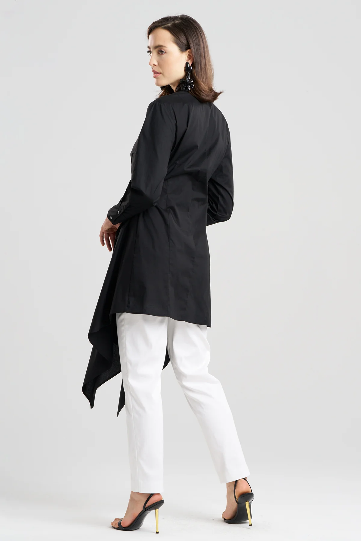 Cotton Poplin Handkerchief Tunic - Image 3