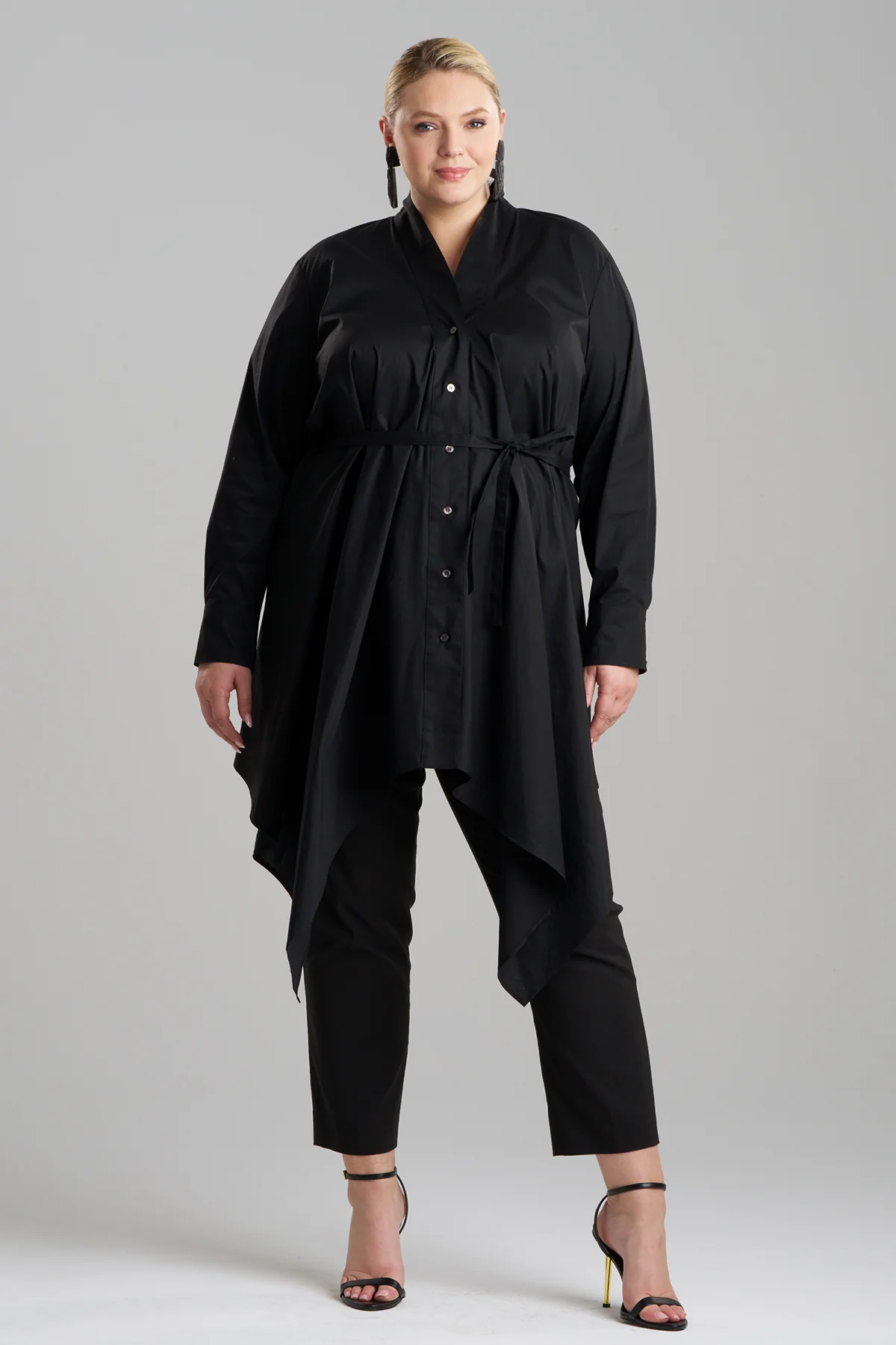 Cotton Poplin Handkerchief Tunic - Image 4
