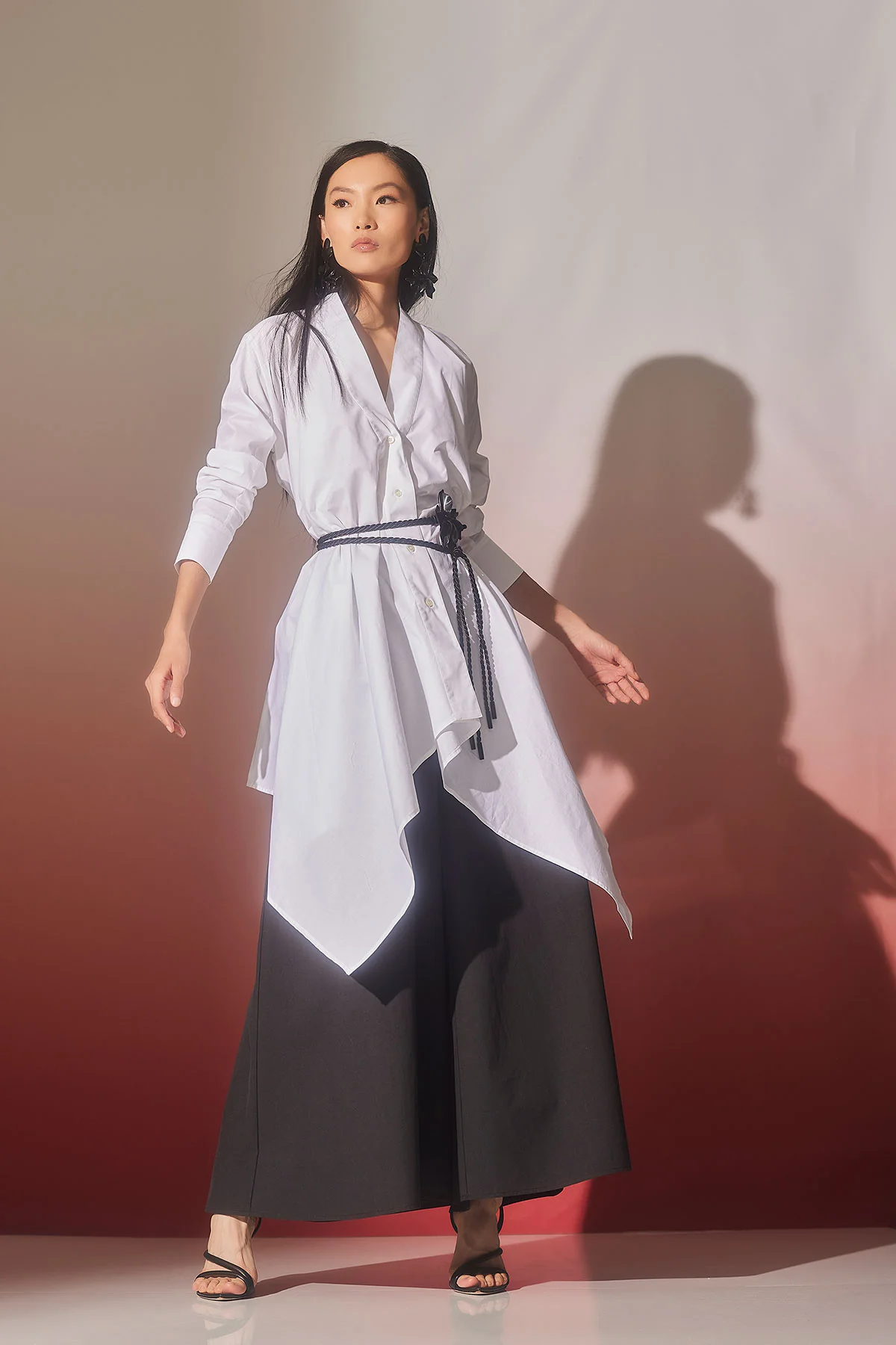 Cotton Poplin Handkerchief Tunic